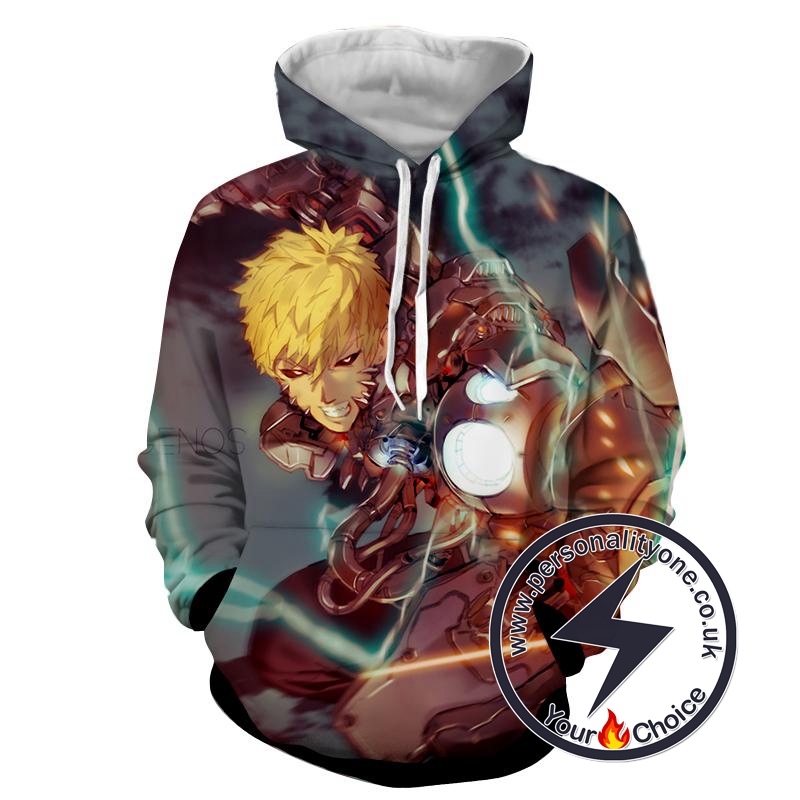 One Punch Man - Genos 3D - Hoodies